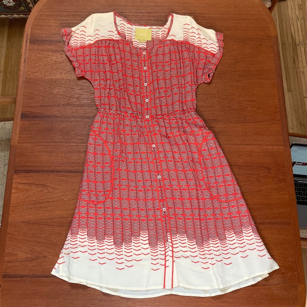 Anthropologie Maeve Button-down Dress Small
